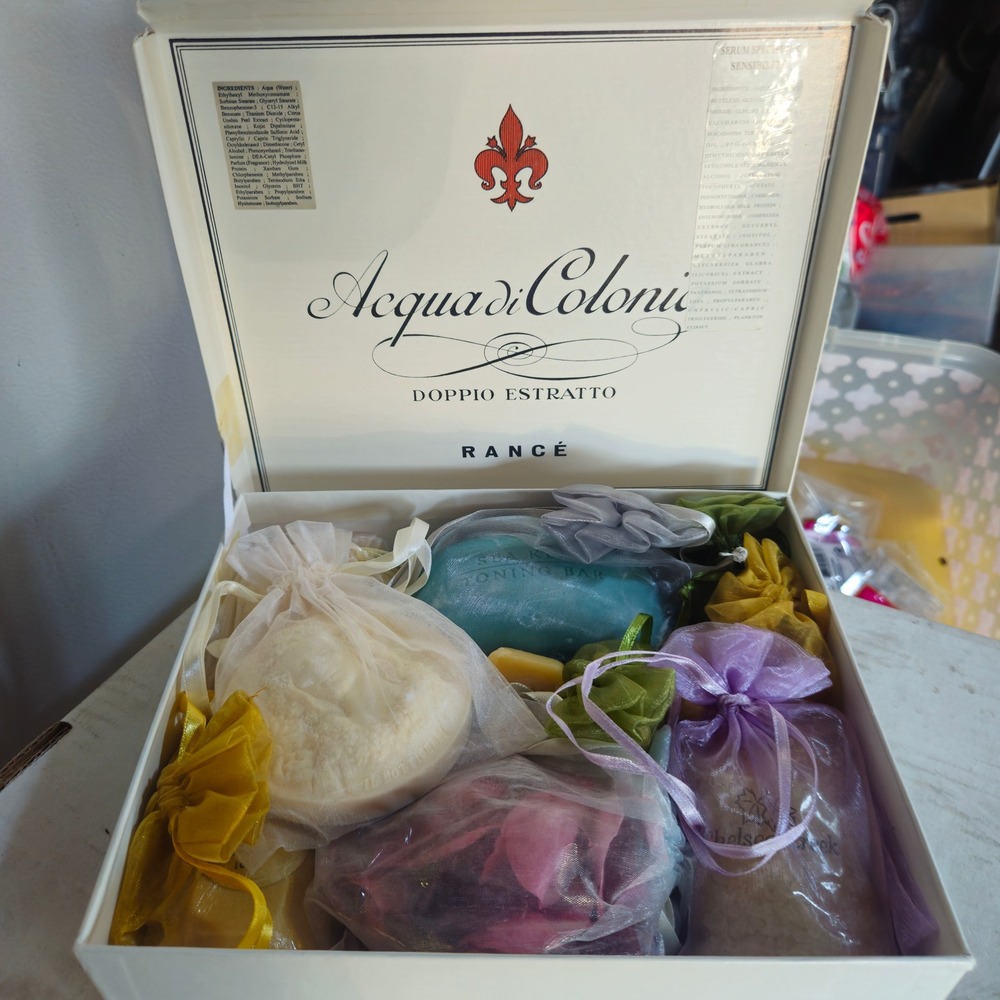 Mixed Bath Gift Set 9 Pc Soap Bath Salts Sea Kelp Toning Bar RANCE 100g‎ NEW